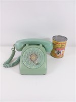 Téléphone à cadran Automatic Electric, vintage