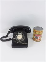 Téléphone à cadran Northem Telecom, vintage