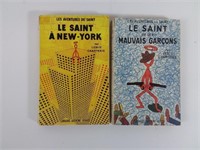 6 vol " Aventures du Saint", L. Charteris, vintage