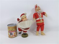 2 figurines vintage de Père Noël, Japon
