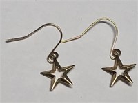 $200. 10KT Gold Star Shaped Earrings