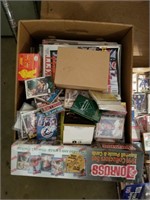 Lot To Include Boxes Of Baseball And Hockey Cards