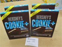4 Pks Hershey's Cookie Bits + Vanilla Crème Bars