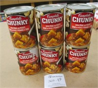 6 Cans Campbell's Chunky Stew