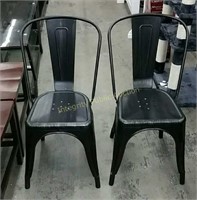 Set of 2 Metal Chairs