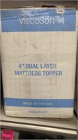 ViscoSoft 4" Dual Layer Queen Mattress Topper $174