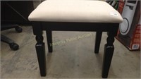 Foot Stool / Vanity Stool Cloth Top, Wood Legs