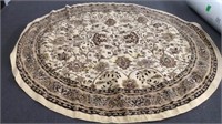 Kashan Collection Ivory Rug 8 ft. Round $396 Ret