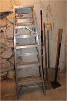 Aluminum Ladder, Shovel, Mop, Tamper
