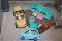 Toy Cars, Camper and Ertl Truck