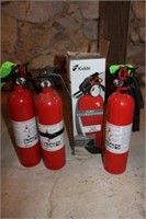 4 Kidde Fire Extinguishers