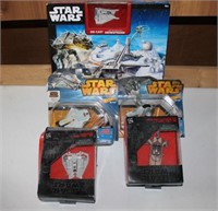 5 Star Wars Toys,  New in Boxes