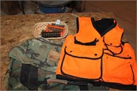 Winchester Bag, Blaze Orange Vest and Shells