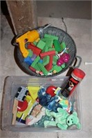 Wooden Blocks, Toy Screw Gun, Beanie Babys & ...