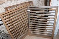 3 Wooden Louvers