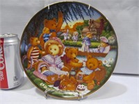 Franklin Mint plate, A Teddy Bear Picnic