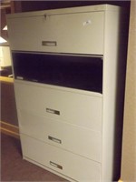 HON FILE CABINET IS 3' WIDE X 35" TALL X 18" DEEP