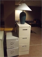 FILE CABINET, DRAWER CABINET & TABLE LAMP