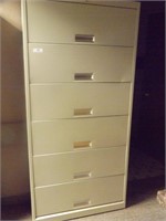 HON FILE CABINET IS 3' WIDE X 76" TALL X 14" DEEP