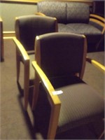 TWO(2) WAITING ROOM ARM CHAIRS
