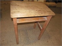 Wood school desk
