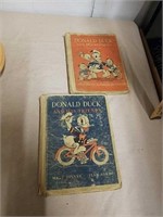 Two vintage Donald Duck books