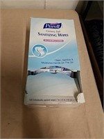Pack of Purell sanitizing wipes