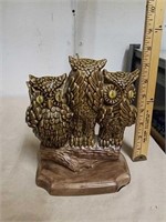Ceramic owl statue