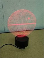 Death Star lamp works