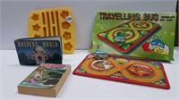 VINTAGE WIND UP TOY BUS + SILICONE ICE CUBE TRAY +