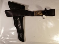 Leather Holster w/ Belt Black
