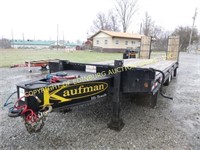 2018 KAUFMAN HI-TENSILE 25' T/A DOVE TAIL TRAILER