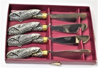 Authur Court Stainless Steel Carved Fish