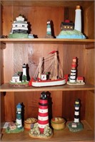 Lighhouse collection including Lefton Assateague