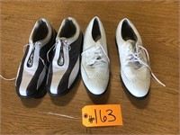 2 PAIRS OF WOMENS GOLF SHOES