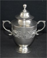 Sterling Silver (Mexico) Lidded Urn 212g