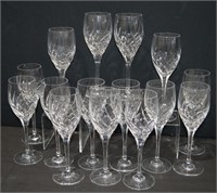 15 pcs Creystal Wine Stem Glasses