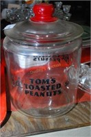 Tom'S Toasted Peanuts Counter Jar