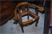 Mahogany Ladder-Back Dressing Chair - In Need Of R