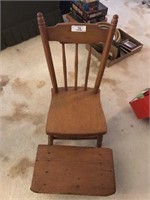 Child's Chair & Footstool