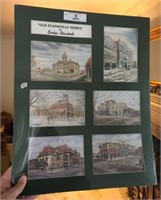 (6) Prints, Old Evansville Series