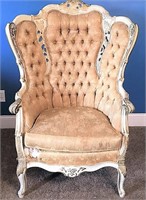 Louis XV French style  Arm Parlor Chair(rr)
