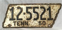 1950 TN License plate(fr)