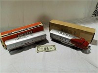 Vintage Lionel model train - engine and car