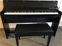 Mid Century Teak, Vintage, Roland Digital Piano - Belwood,ON