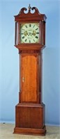 R. Roberts, Bangor, Me. Oak Tall Case Clock