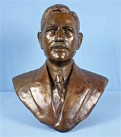 William Faulkner? Bronze Bust Signed Darra 1928