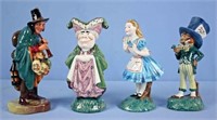 3 Gort Alice in Wonderland & Royal Doulton Figures