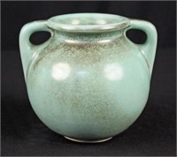 A Shearwater Pottery Antique Green Vase