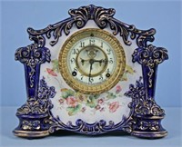 Royal Bonn "Random" China Mantle Clock 1892